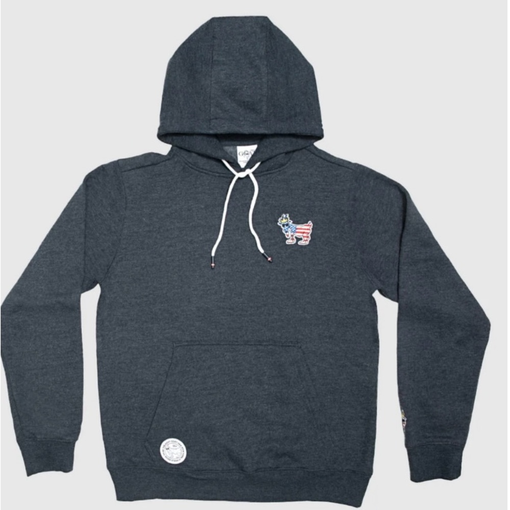 Goat freedom sweatshirt size small navy